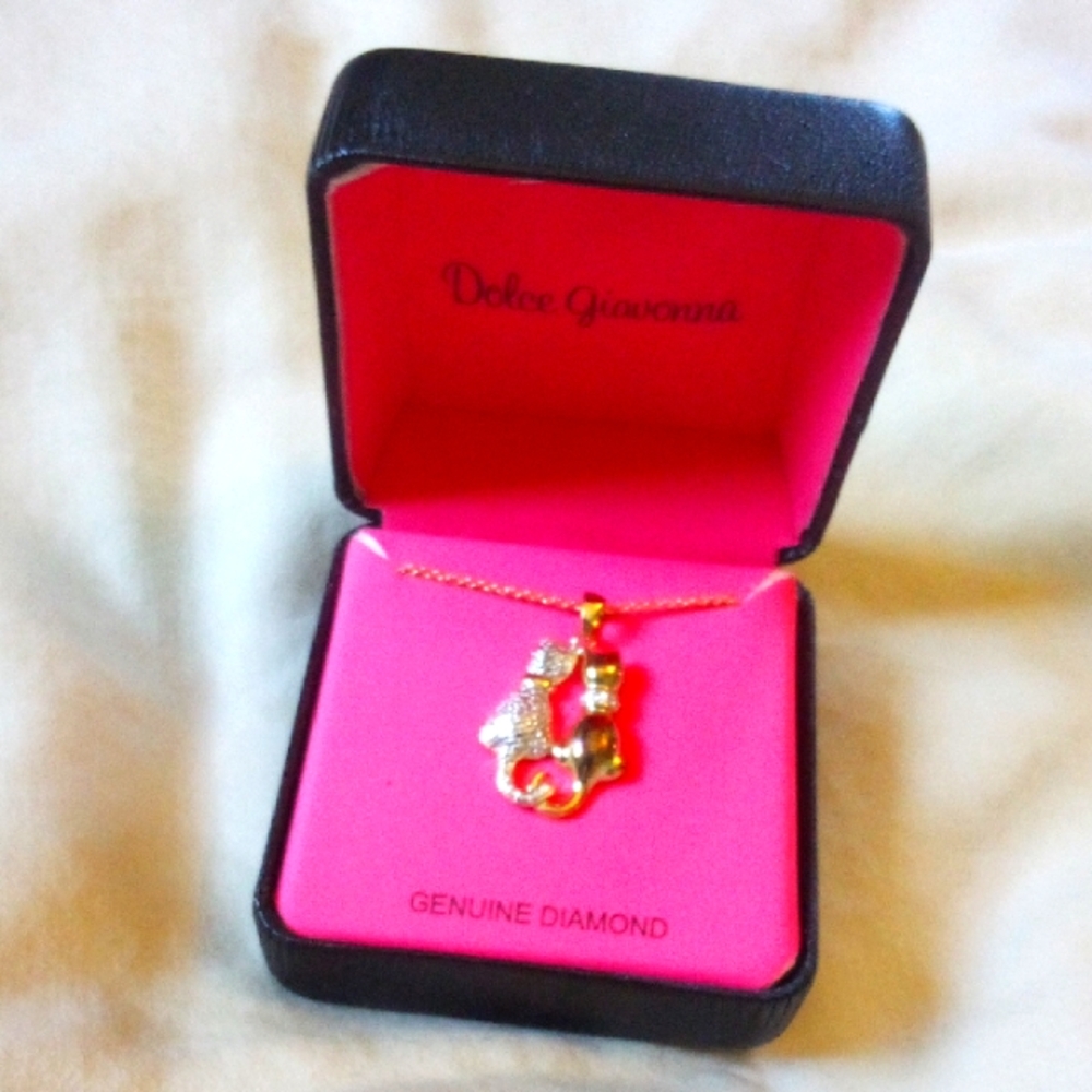 CAT RESCUE Fundraiser We Save 😺 Lives!  Backs & Tails Pendant Necklace 18" New